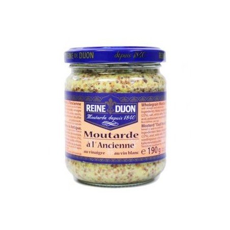 Moutarde à l'ancienne Reine de Dijon - 190g