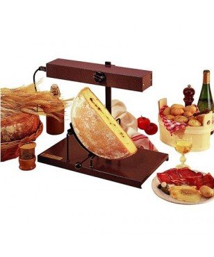 Bron coucke - appareil à raclette fromage traditionnel 1/4 meule brez05 -  breziere montagnarde brez05 - Conforama