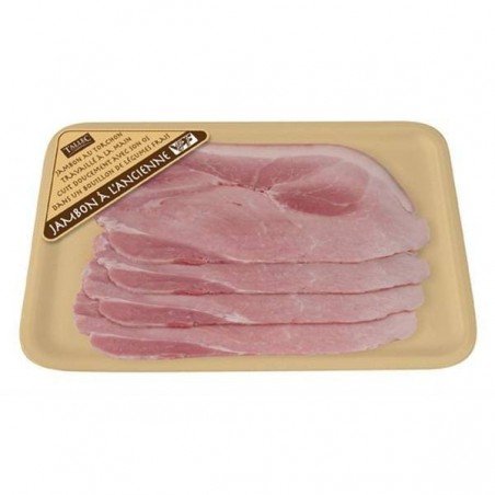 Jambon cuit supérieur avec couenne (4 Tranches) - 240g